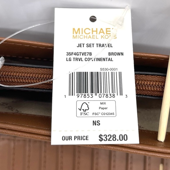 Michael Ko Large Continental Wallet Wristlet - Picture 7 of 7